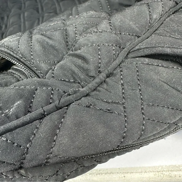 Vera Bradley Stroll Around Baby Diaper Bag | Black | Quilted Tote Handbag Travel - Picture 8 of 11